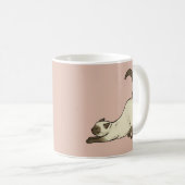 シャム猫 コーヒーマグカップ (正面右)