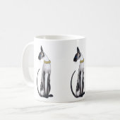 シャム猫 コーヒーマグカップ (正面左)