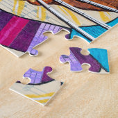 シャム猫 ジグソーパズル (側面)