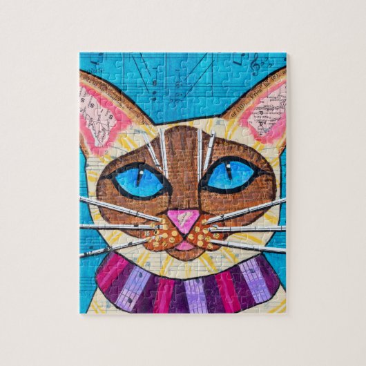 シャム猫 ジグソーパズル (縦)