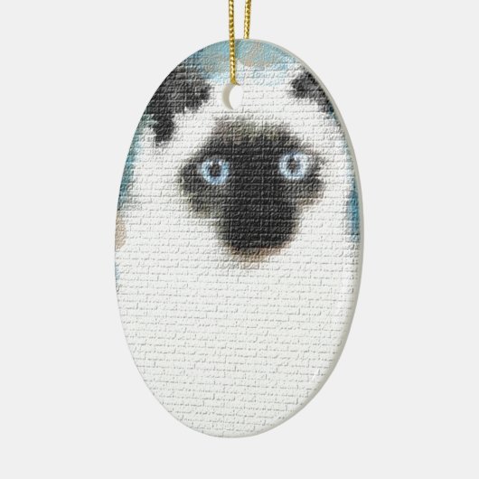 シャム猫 セラミックオーナメント (左)