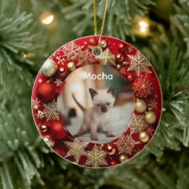 シャム猫 セラミックオーナメント