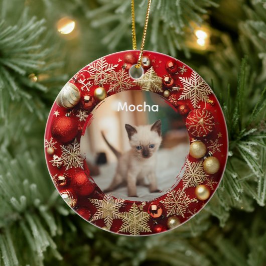 シャム猫 セラミックオーナメント