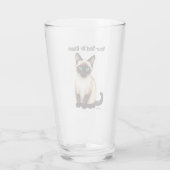 シャム猫 タンブラーグラス (裏面)