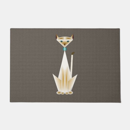 シャム猫 ドアマット (正面)