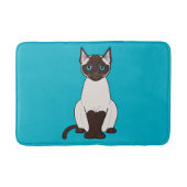 シャム猫 バスマット (正面)