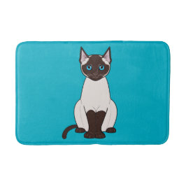 シャム猫 バスマット