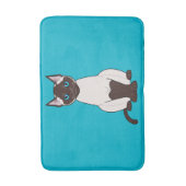 シャム猫 バスマット (正面縦)