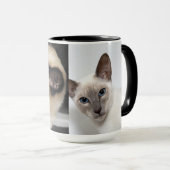 シャム猫 ペット ねこ 仔猫 運命 芸術 マグカップ (正面右)