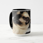 シャム猫 ペット ねこ 仔猫 運命 芸術 マグカップ (正面左)