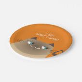 シャム猫 ペーパープレート (アングル)