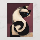 シャム猫 ポストカード (正面)