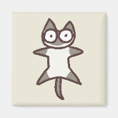 シャム猫 マグネット (正面)