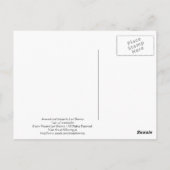 シャム猫 – 「人生はいつも私のために働いている！」 ポストカード (裏面)