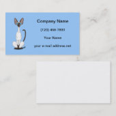 シャム猫 名刺 (正面/裏面)