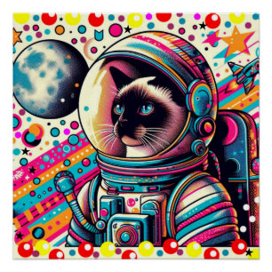シャム猫・宇宙飛行士4 ポスター