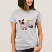 シャム猫 Tシャツ (正面)