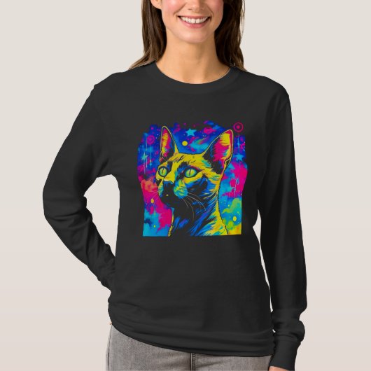 シャム猫 Tシャツ (正面)