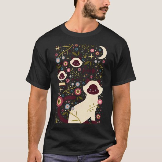 シャム猫 Tシャツ (正面)