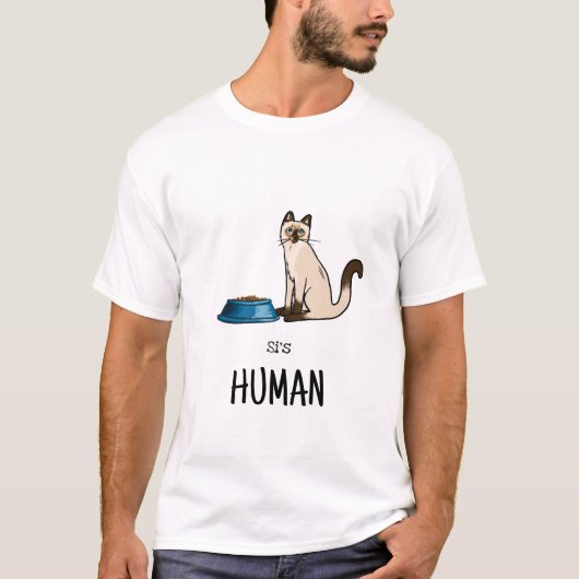 シャム猫Tシャツ Tシャツ (正面)