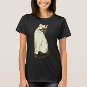 シャム猫Tシャツ Tシャツ