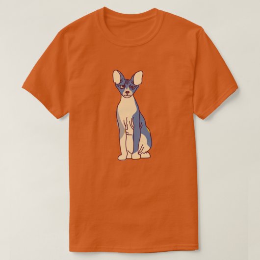 シャム猫Tシャツ Tシャツ (デザイン正面)