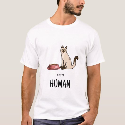 シャム猫Tシャツ Tシャツ (正面)