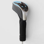 シャム絵画猫の可愛いオリジナル猫アート ゴルフヘッドカバー (アングル)