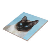 シャム絵画猫の可愛いオリジナル猫アート タイル (側面)