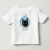 シャム絵画猫の可愛いオリジナル猫アート