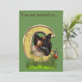 シャム語 – 大文字 – モノグラム文字C 招待状 (スタンド正面)