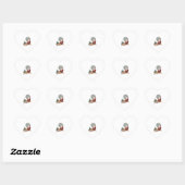 シャム+トナカイ+クリスマス+シャム猫好きギフト ハートシール (シート)
