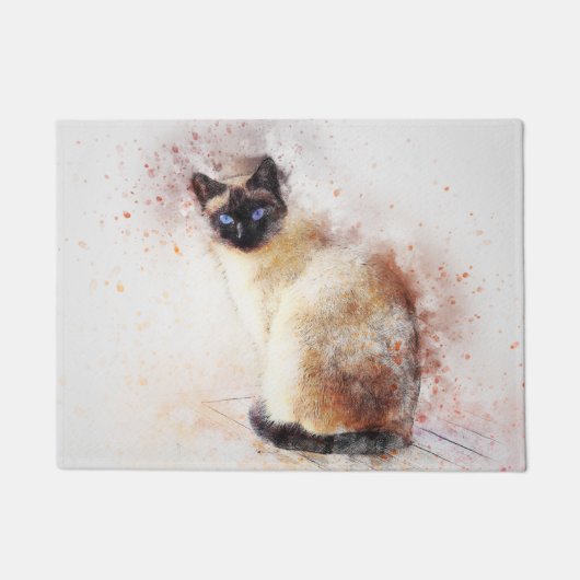 シャム ドアマット (正面)