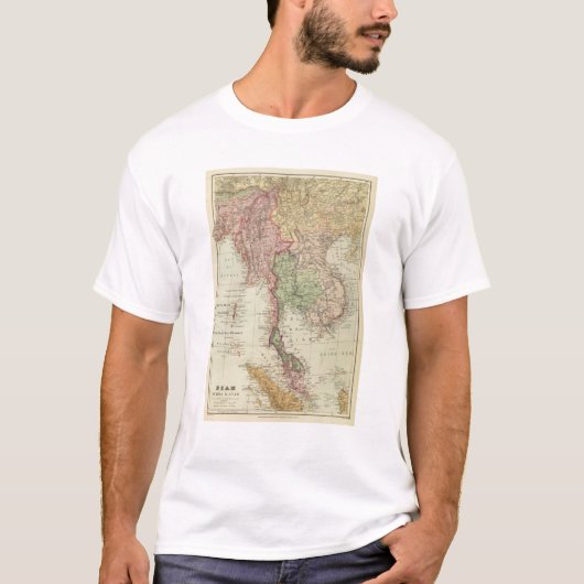 シャム、ビルマおよびAnam Tシャツ (正面)