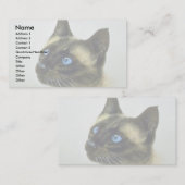 シャム(ヘッド勉強) 名刺 (正面/裏面)