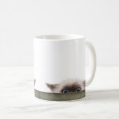 シャム+子猫+の+スタalking+キャラクター コーヒーマグカップ (正面右)