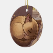 シャム+子猫 セラミックオーナメント (右)