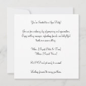 シャメスキャットインスパパーティの招待状 招待状 (裏面)