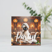 シャメスキャットインスパパーティの招待状 招待状 (スタンド正面)