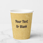 シャメスキャットオンオールド紙 紙コップ (裏面)