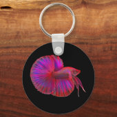 シャメスファイティングフィッシュベッタキーチェーン キーホルダー (正面)