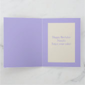 シャメスラットとお誕生日ケーキカスタムカード カード (内部)