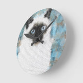 シャメゼ ラウンド壁時計 (傾斜)