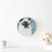 シャメゼ ラウンド壁時計 (ホーム)