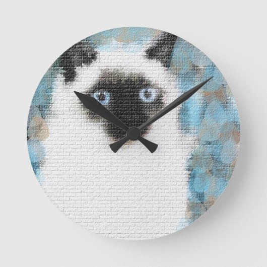 シャメゼ ラウンド壁時計 (正面)