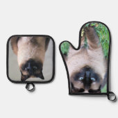 シャメゼ 鍋つかみ&鍋敷きセット (正面)