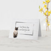 シャメッセンキャットペットロス悔やみや弔慰 カード (黄色い花)