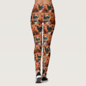 シャメネコハートバラバレンタインデー レギンス (裏面)