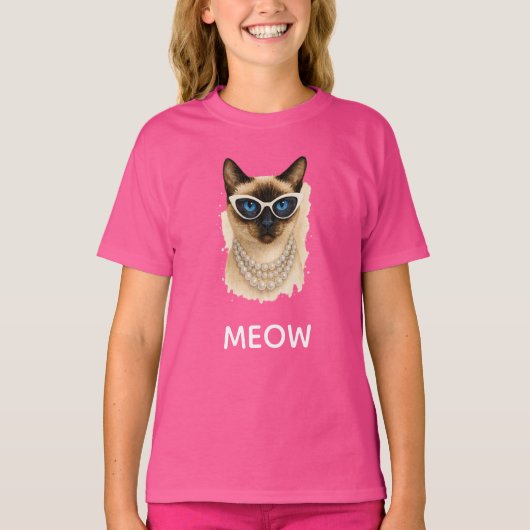シャメネコパーティー Tシャツ (正面)