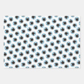 シャメネコポートレート絵を描ズキュートオリジナルアート ラッピングペーパーシート (正面2)